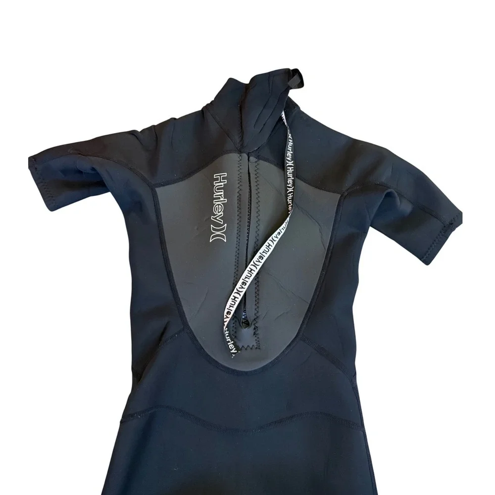 Hurley Fusion 202 Youth‎ Shorty Wetsuit Size 12 Swim Surf Neoprene Back Zipper
